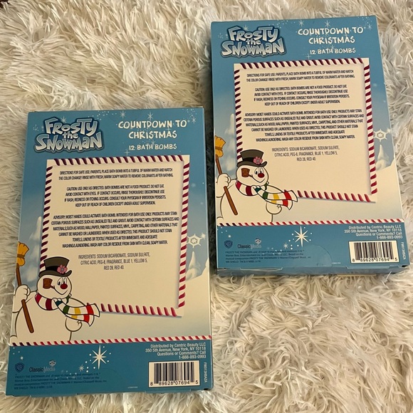Frosty the Snowman Countdown to Christmas Bath Bombs - Picture 2 of 5